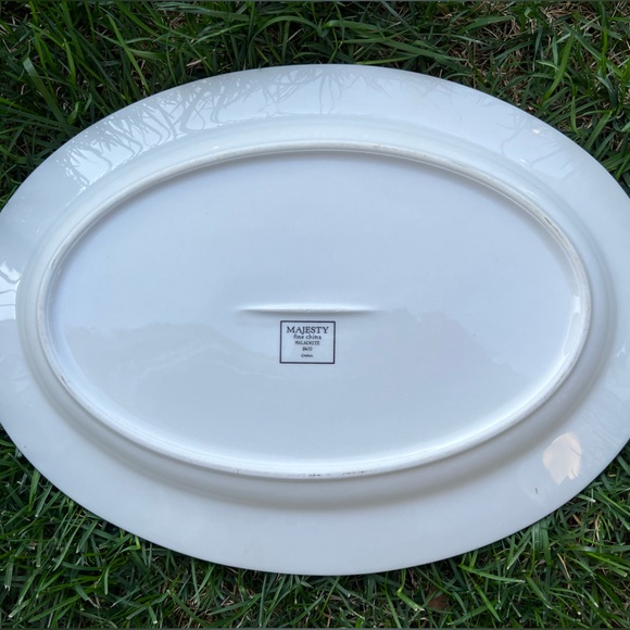 Majesty Fine China Malachite Green Set Gold Trim 8420 - Picture 2 of 2